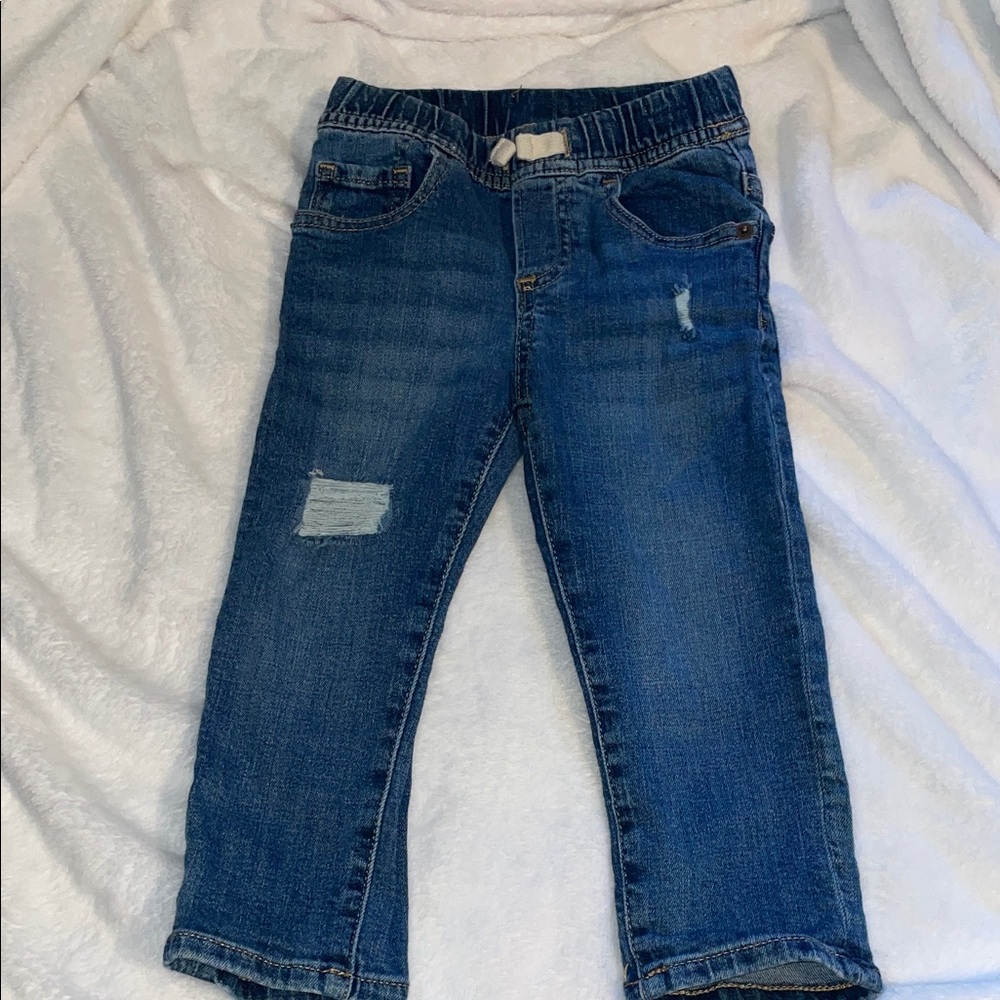 GAP Kids Blue Denim Jeans with Patch Detail